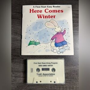 Here Comes WinterChildren Book with Audio Cassette Tape
